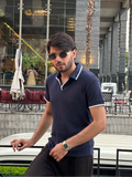 Dark Blue Signature Polo Tee