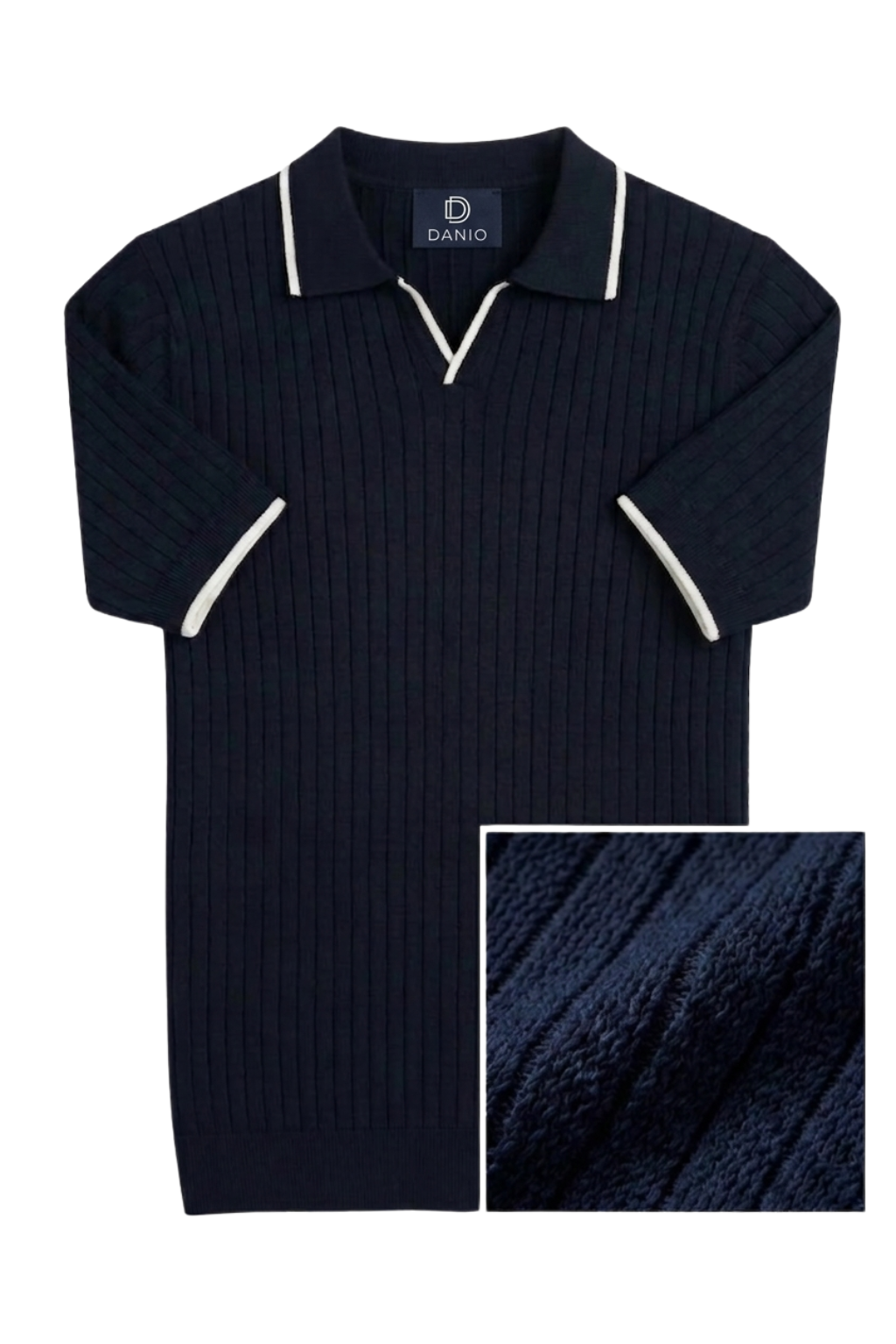 Dark Blue Signature Polo Tee