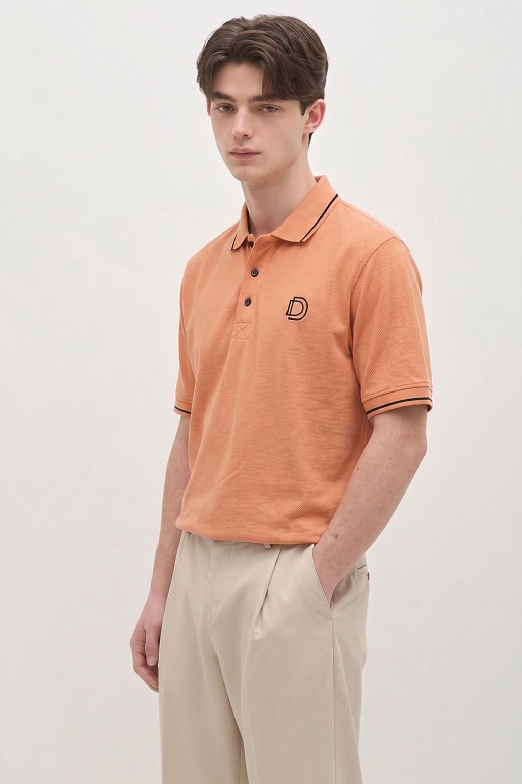 Peach Polo T-Shirt