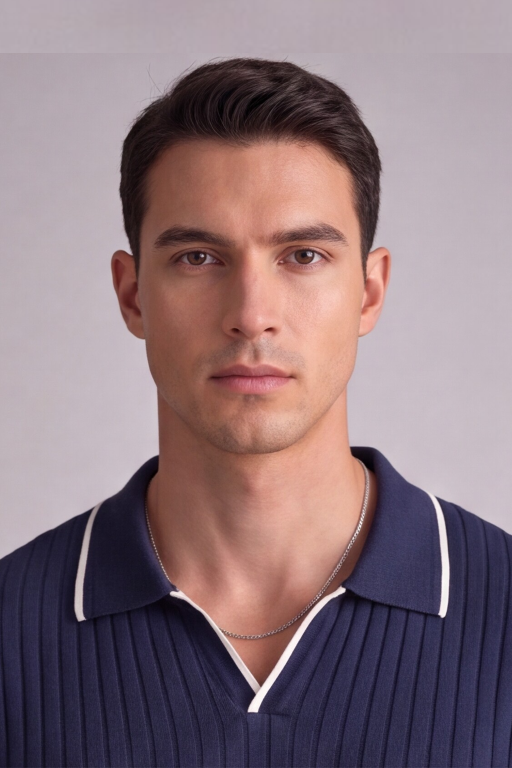 Dark Blue Signature Polo Tee
