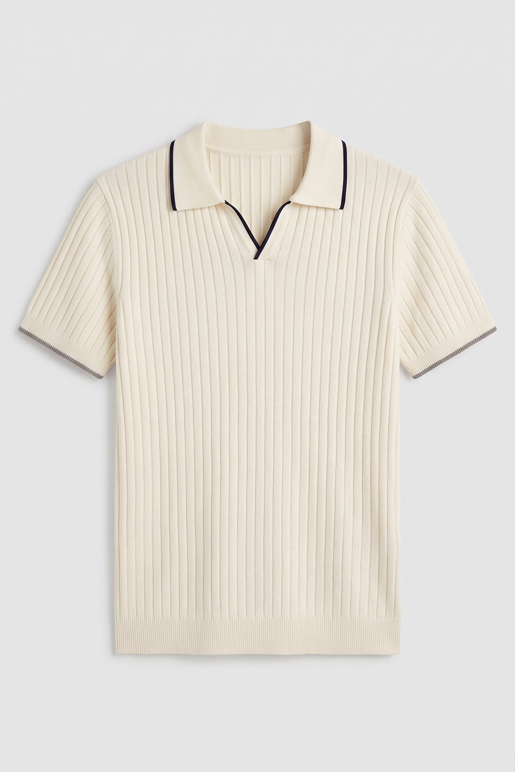 Beige Signature Polo Tee