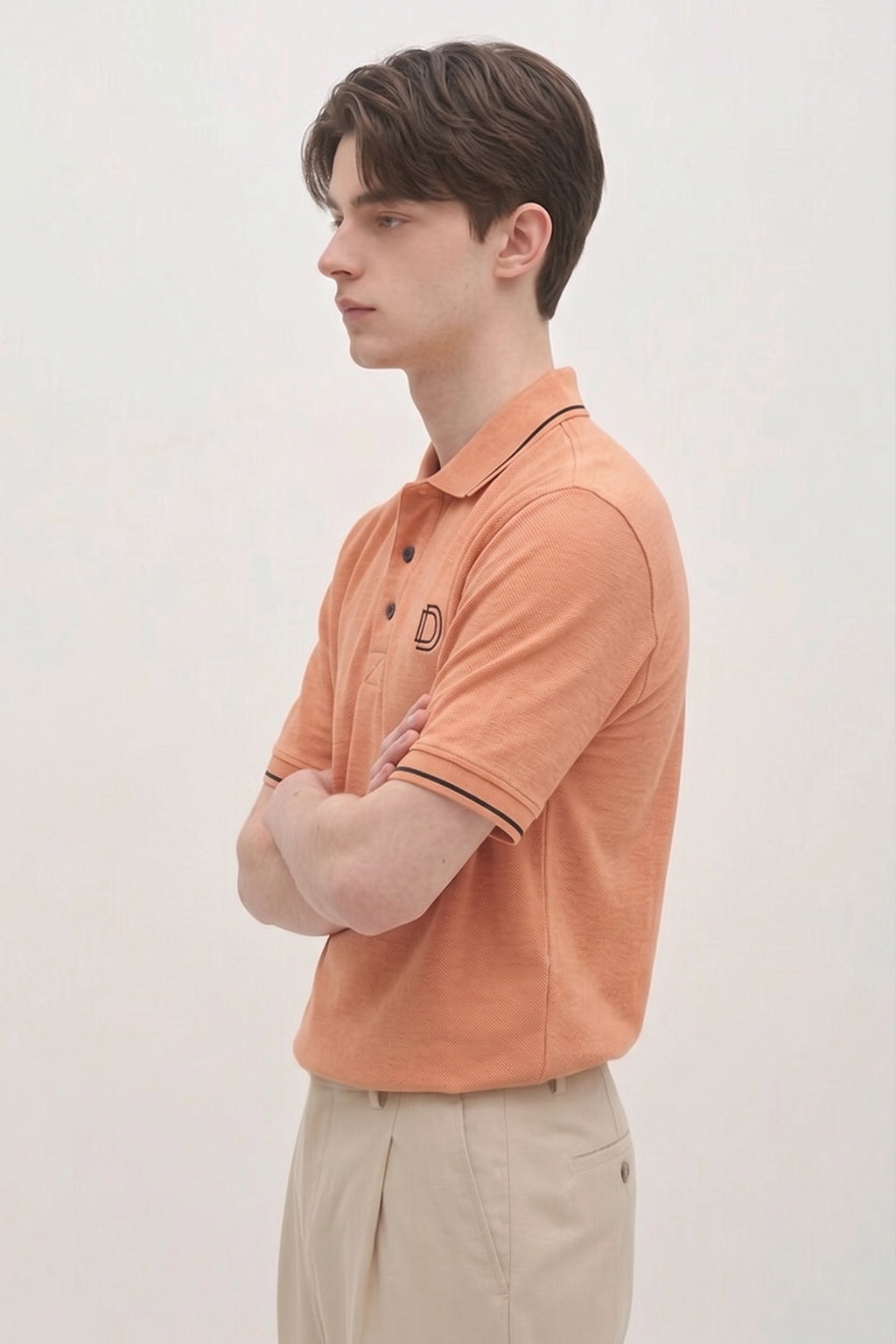 Peach Polo T-Shirt