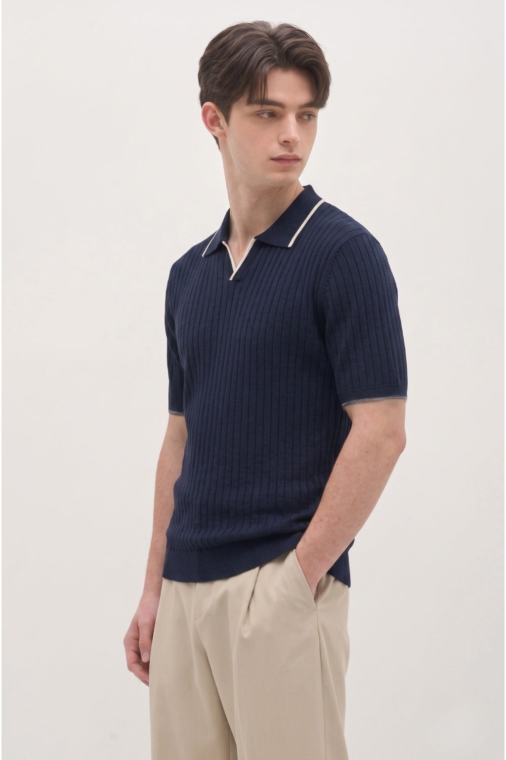 Dark Blue Signature Polo Tee