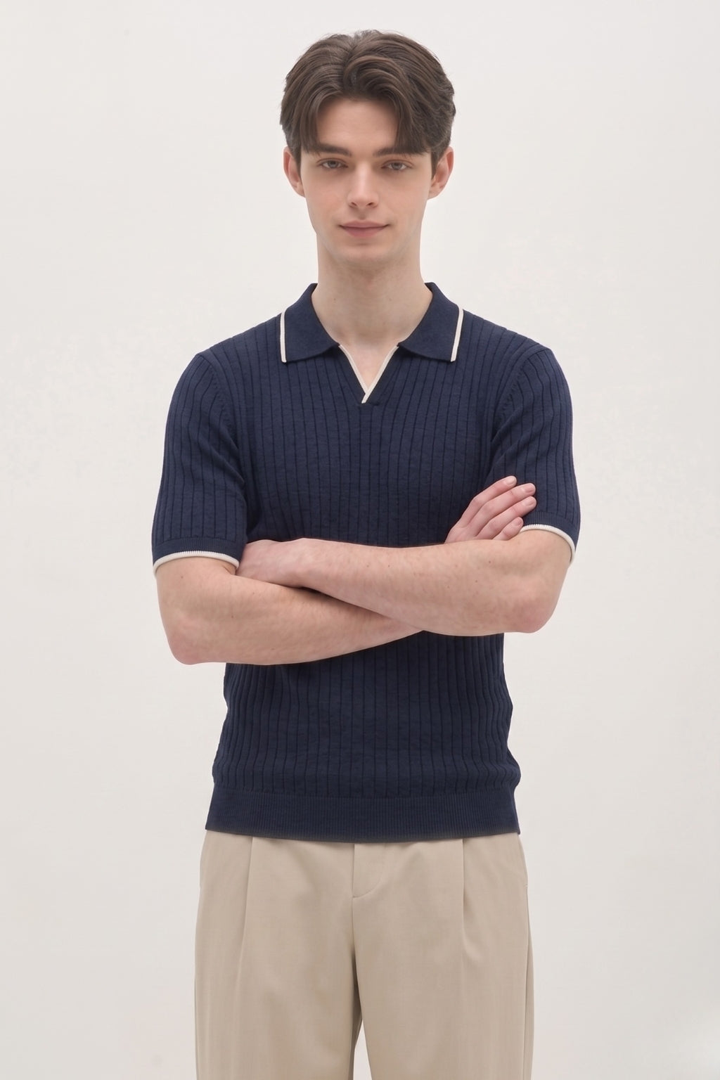 Dark Blue Signature Polo Tee
