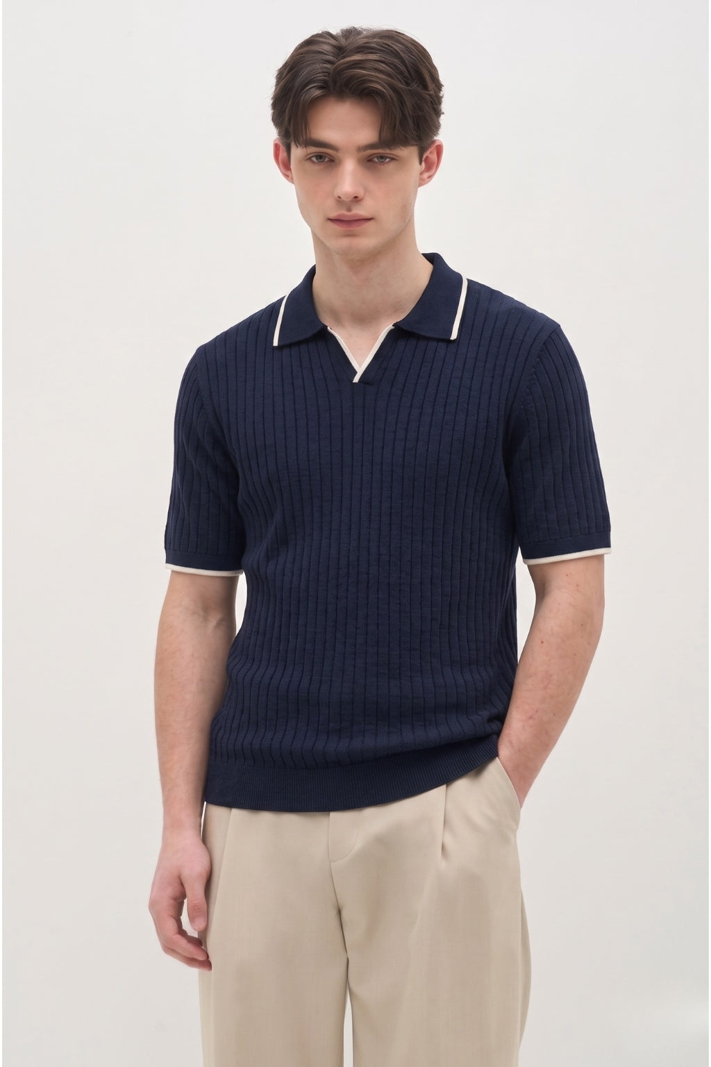 Dark Blue Signature Polo Tee