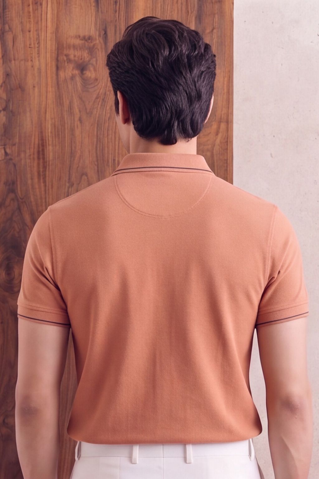 Peach Polo T-Shirt