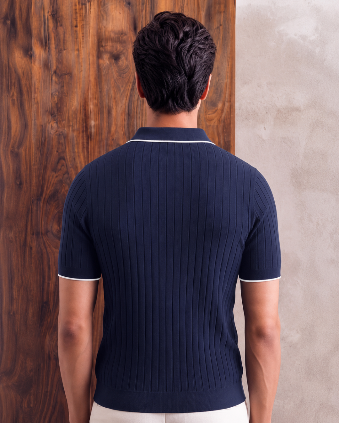 Dark Blue Signature Polo Tee