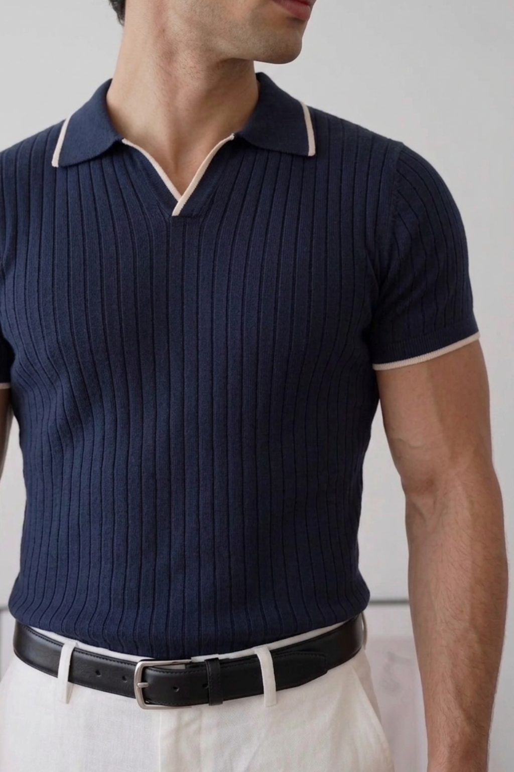 Dark Blue Signature Polo Tee
