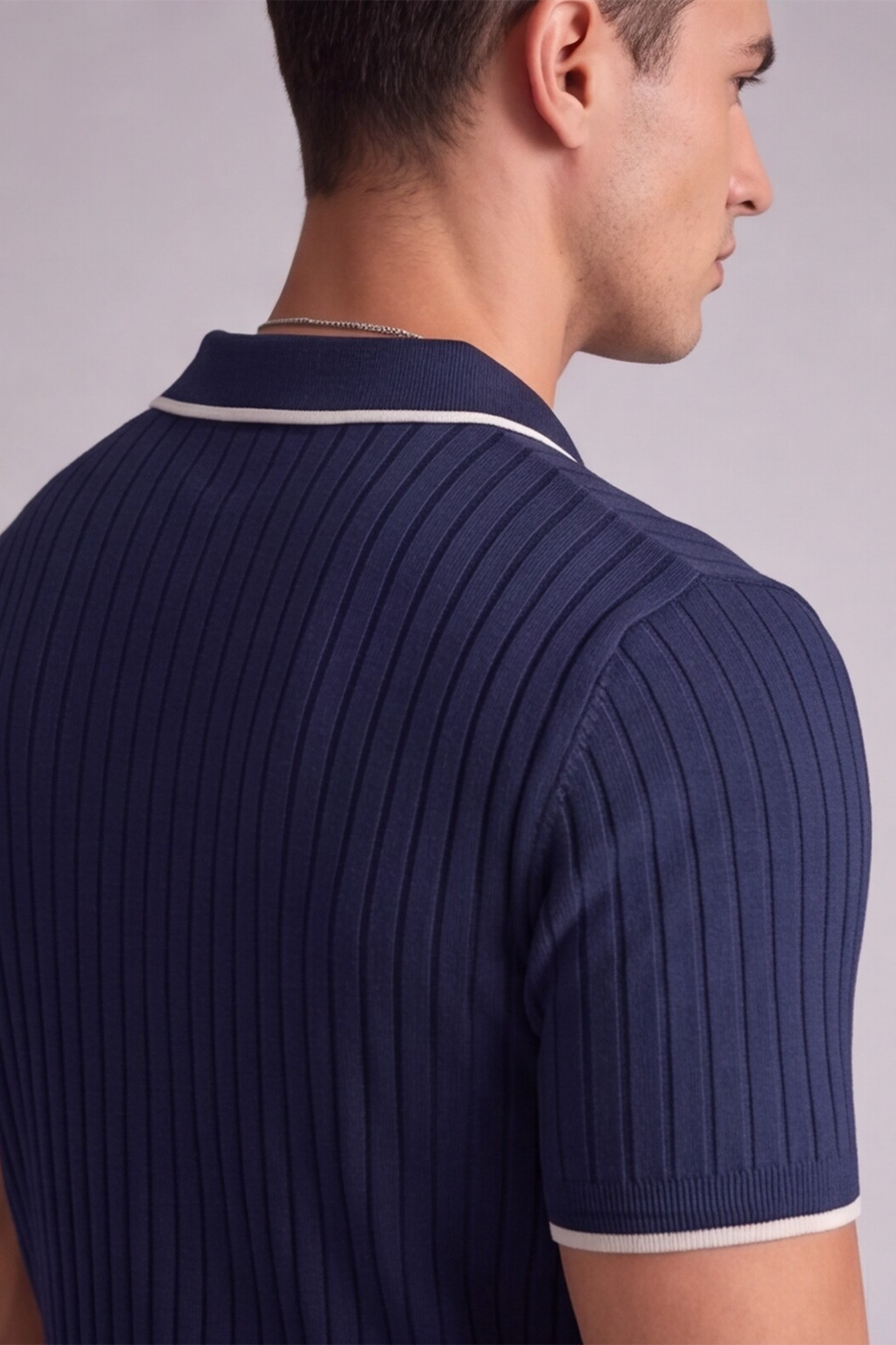 Dark Blue Signature Polo Tee