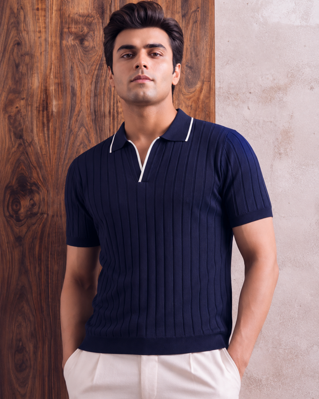 Dark Blue Signature Polo Tee
