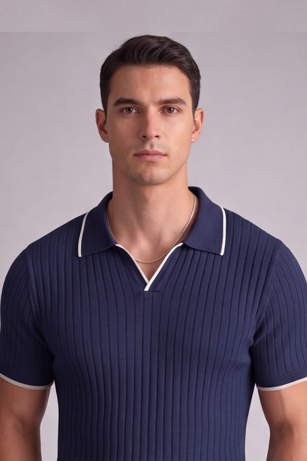 Dark Blue Signature Polo Tee