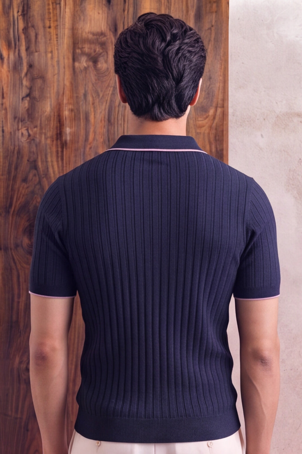 Dark Blue Signature Polo Tee