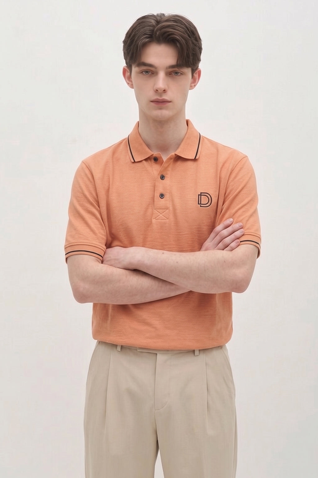 Peach Polo T-Shirt