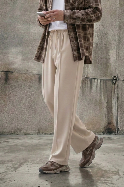 Classic Beige Relax Fit Trouser