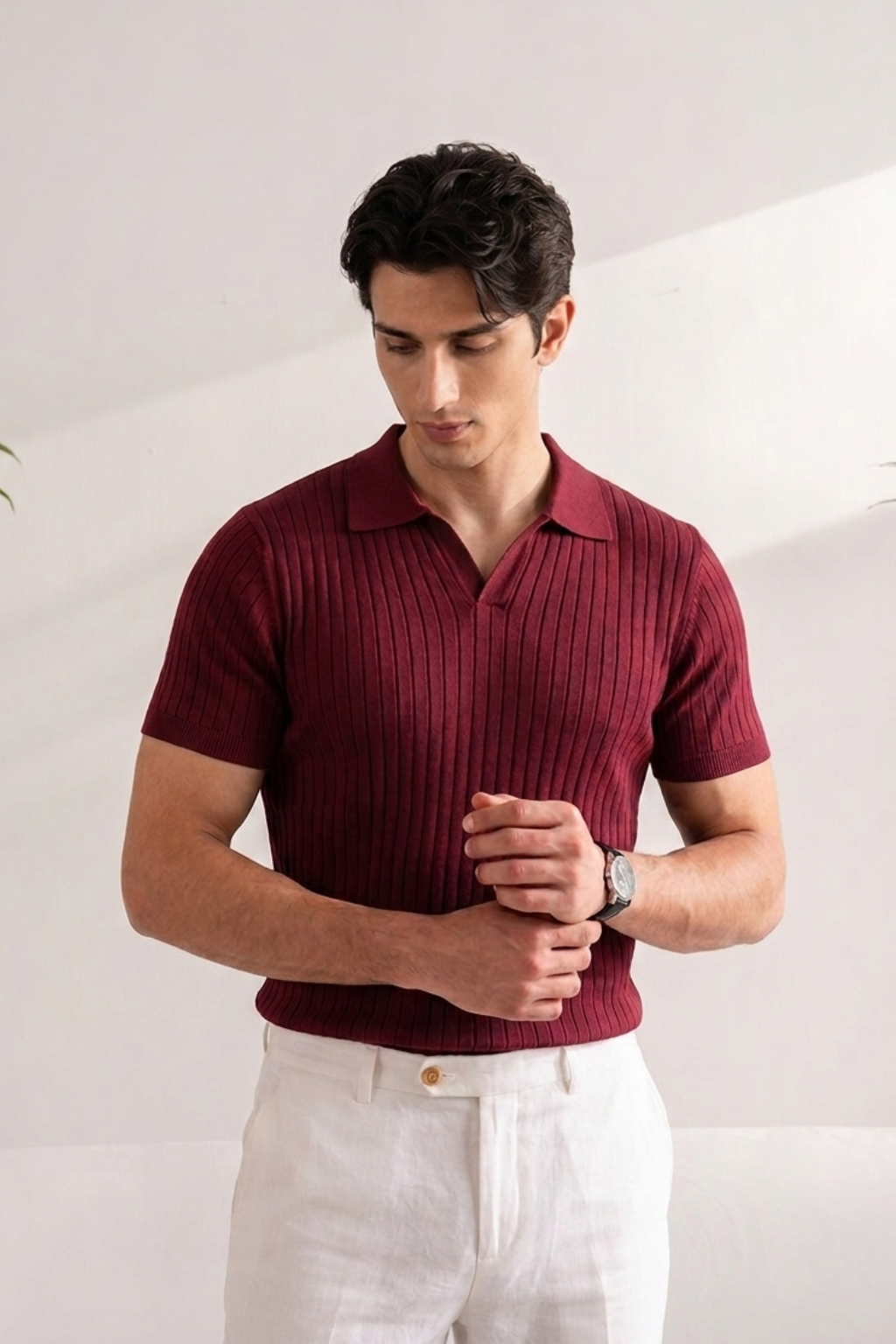 Red Signature Polo Tee