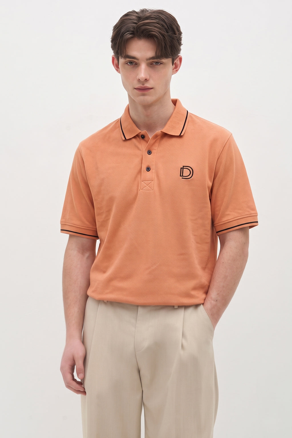Peach Polo T-Shirt