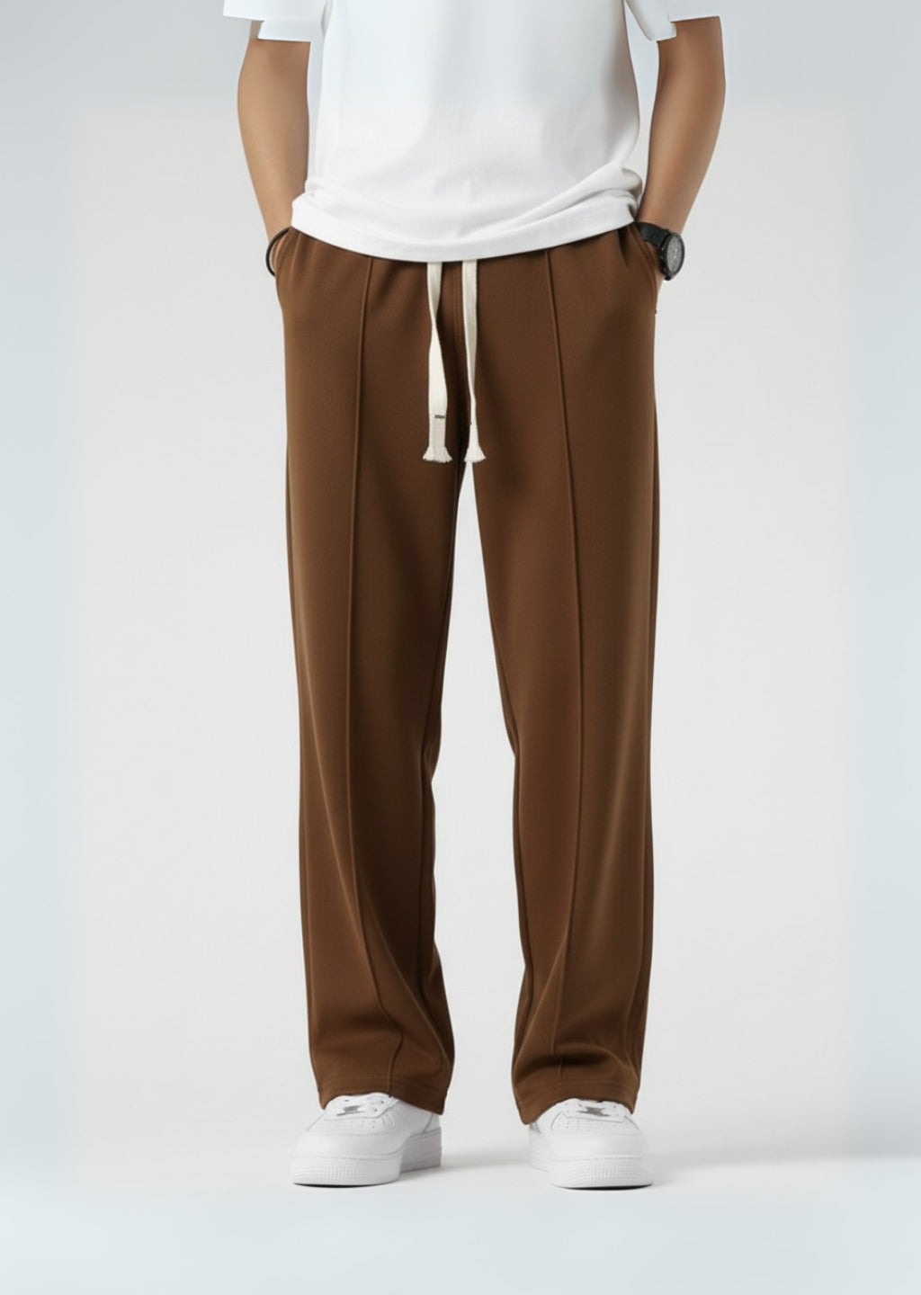 Dark Brown Relaxed Fit