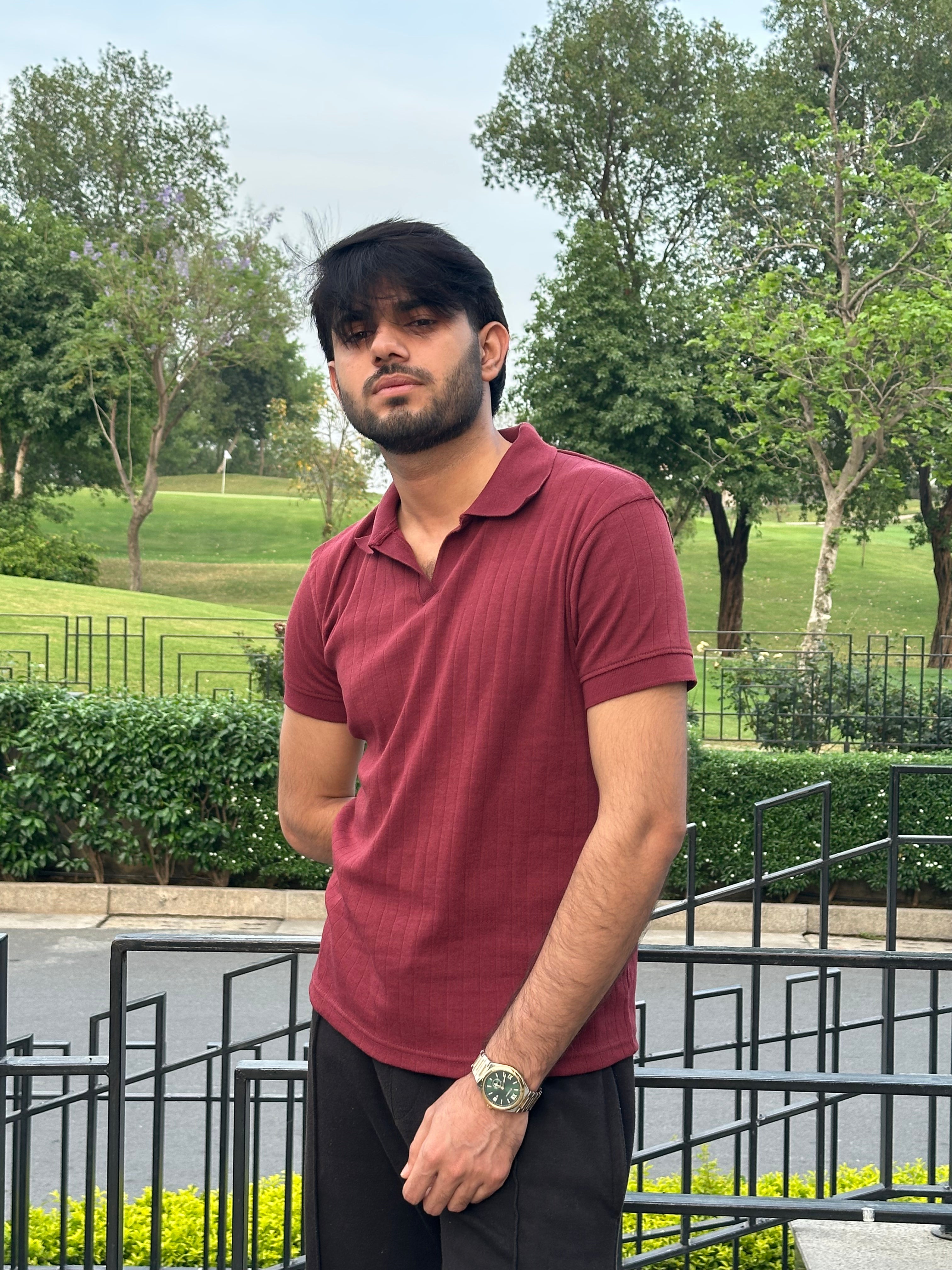 Red Signature Polo Tee