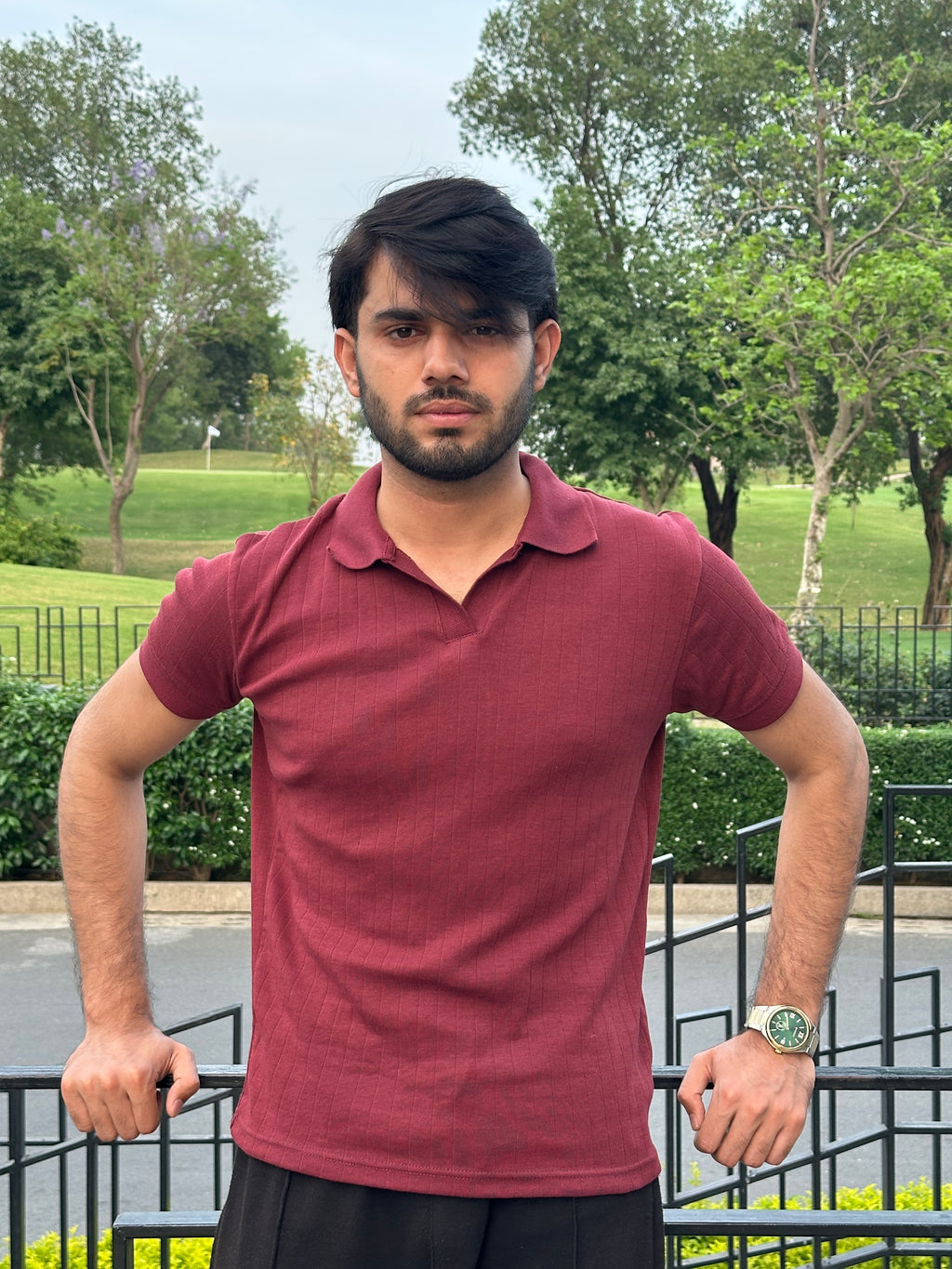 Red Signature Polo Tee