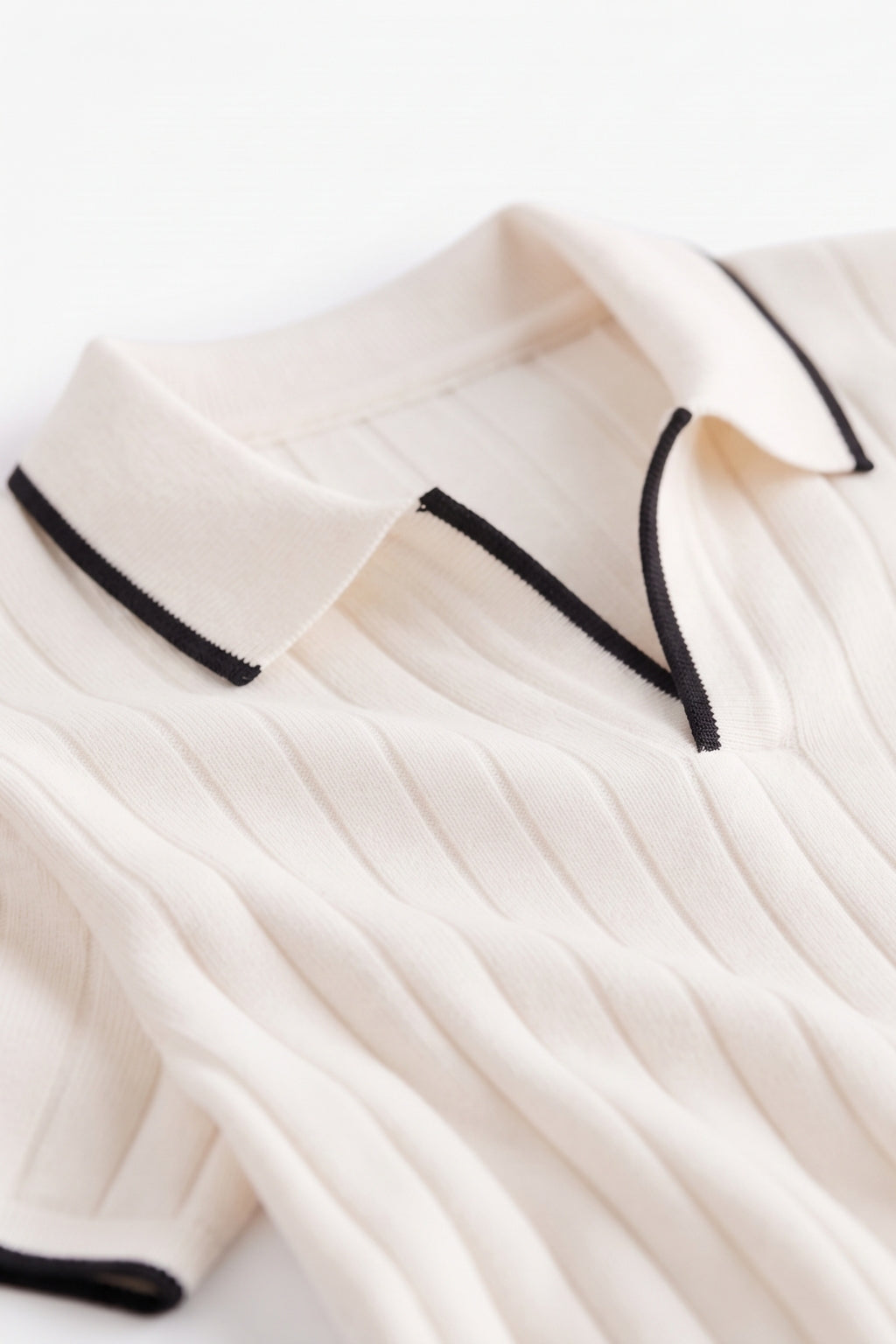Beige Signature Polo Tee
